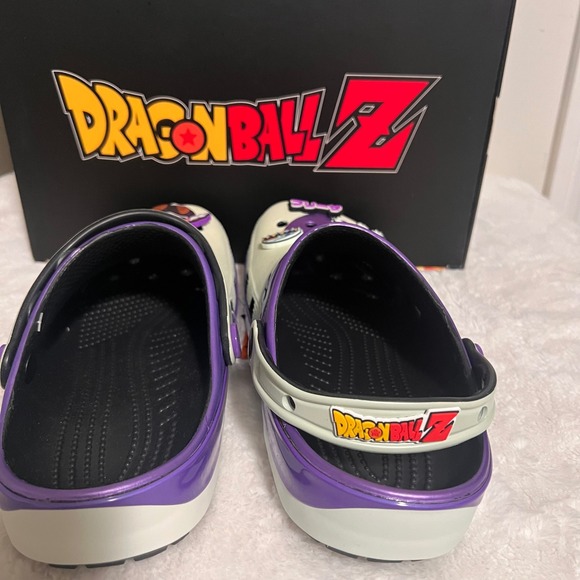 Dragon Ball Z Crocs Jibbitz Purple White Adult Size M8/W10 Clog Shoes NWB - Picture 9 of 10